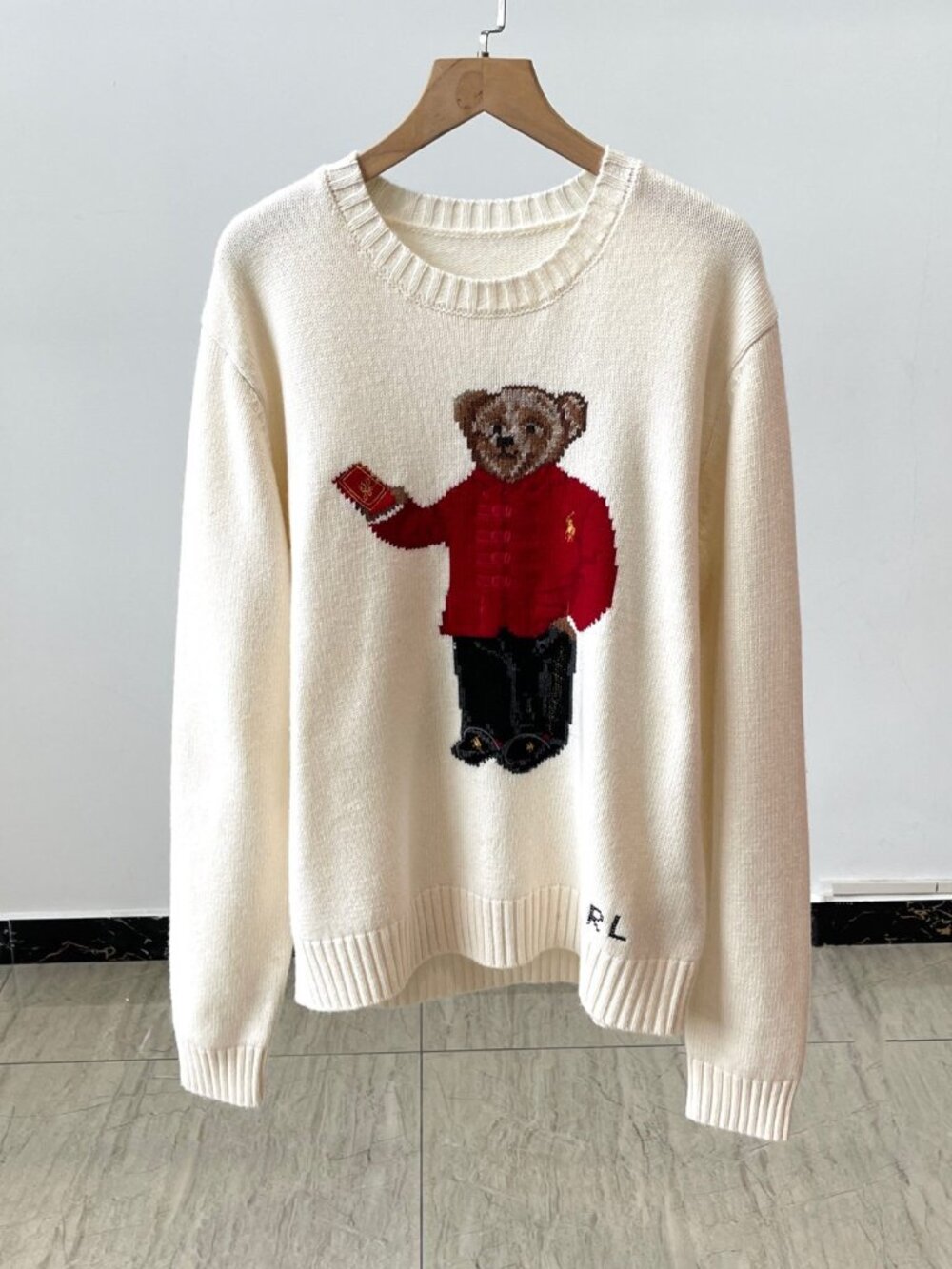 Polo Ralph Lauren Chinese New Year Red Envelope Bear Crewneck Sweater